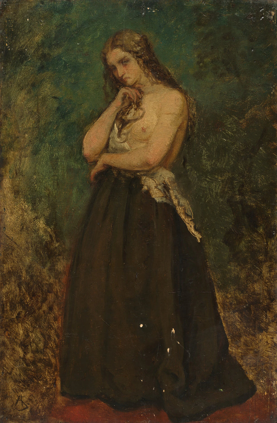 Etude d'un modèle - Alfred Stevens