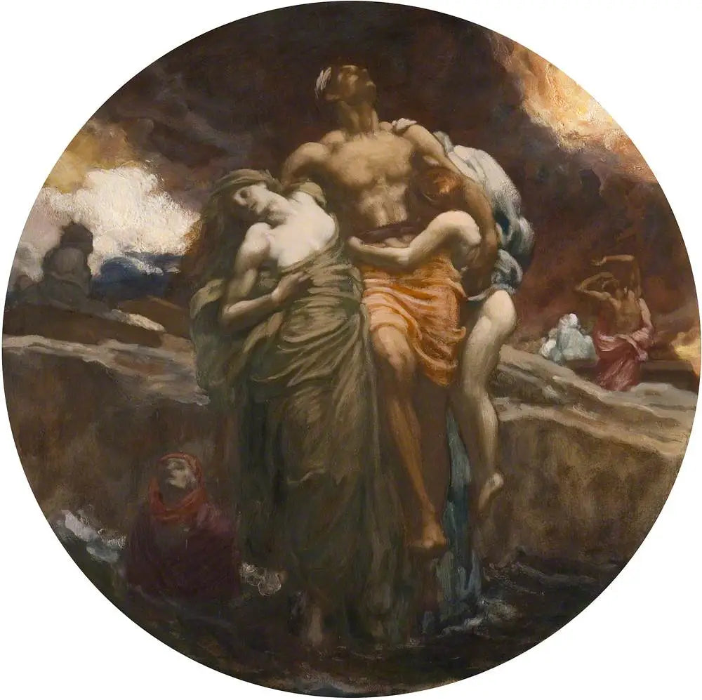 Étude pour « Et la mer rendit les morts qui étaient en elle » - Frederic Leighton - Alpha Reproduction