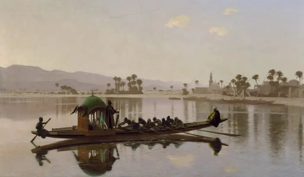 Excursion du Harem - Jean-Léon Gérôme image 1 copie peinte à la main à l’huile