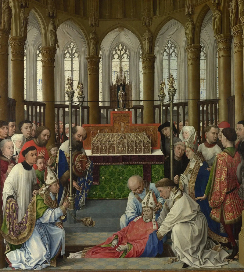 성 Hubert의 발굴 - Rogier van der Weyden