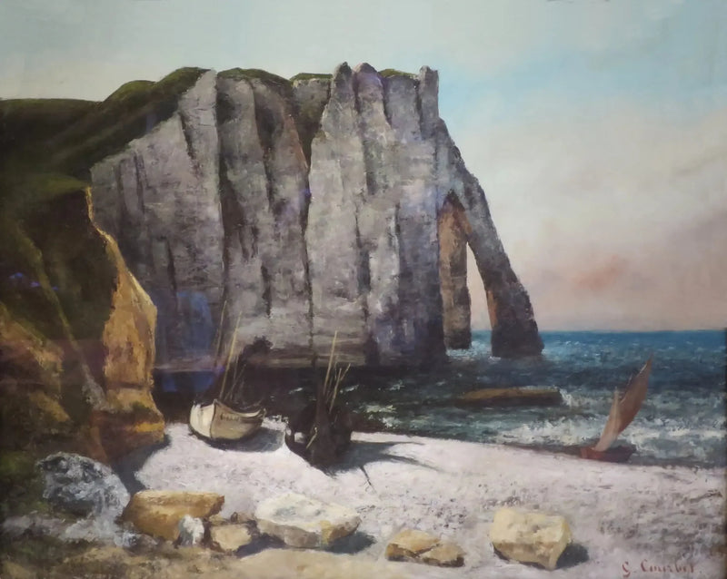 에트르타 절벽, 아발 문 - 구스타브 쿠르베