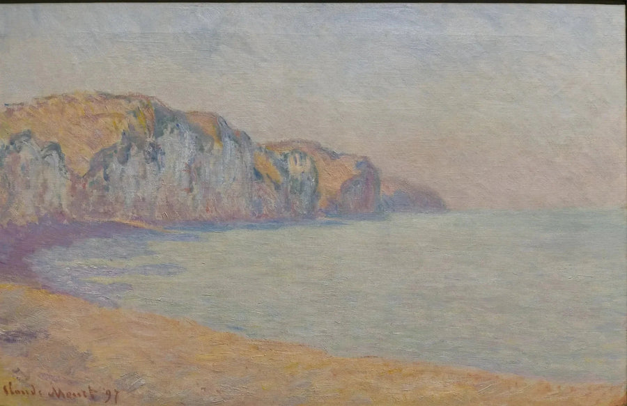 Pourville Cliff, 아침, 몬트리올 W1442 - Claude Monet