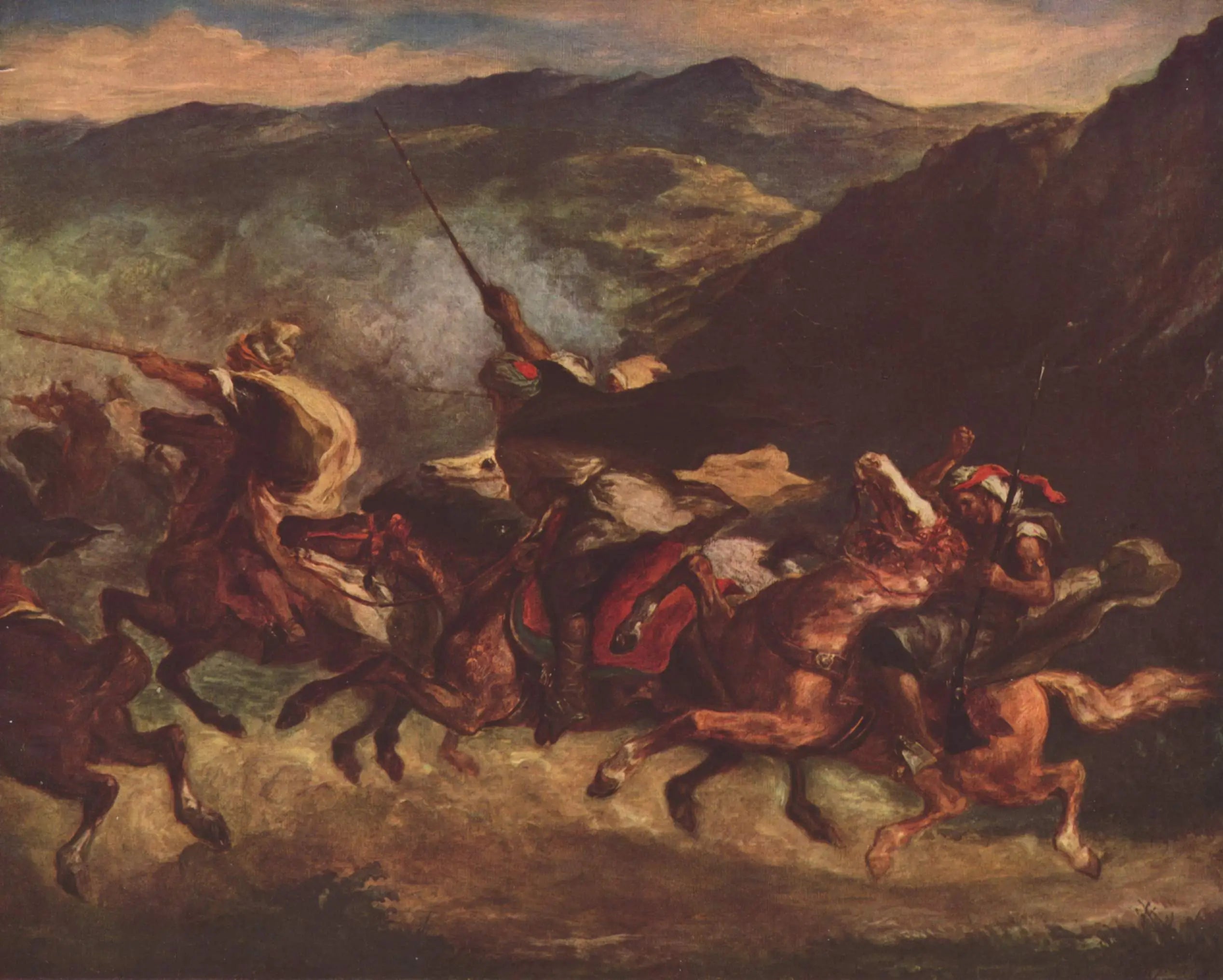 Fantaisie - Eugène Delacroix image 2 reproduction d’œuvre d’art à l’huile