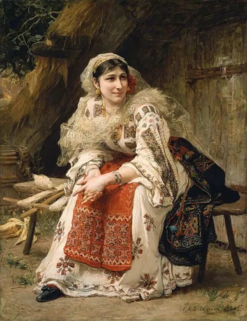 아르메니아 여성. - 프레데릭 아서 브리드맨

Source:
Femme arménienne. - Frederick Arthur Bridgman