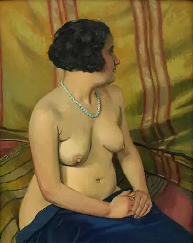 파란 목걸이를 한 여성 - 펠릭스 발로통

Source:
Femme au collier bleu - Félix Vallotton