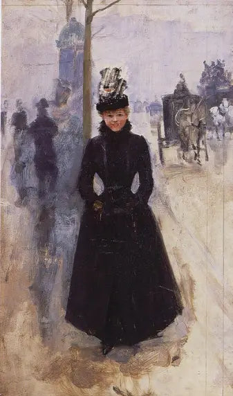 그랑 불르바르에 있는 망토를 쓴 여성 - 장 보로

Source:
Femme au manchon sur les Grands Boulevards - Jean Béraud