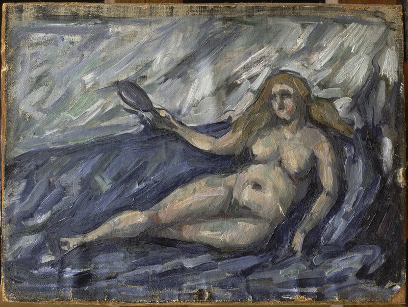 거울 앞의 여성 - Paul Cézanne