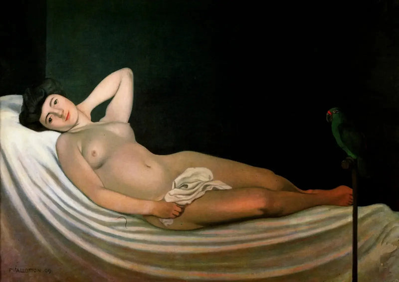 앵무새를 가진 여성 - 펠릭스 발로통

Source:
Femme au perroquet - Félix Vallotton
