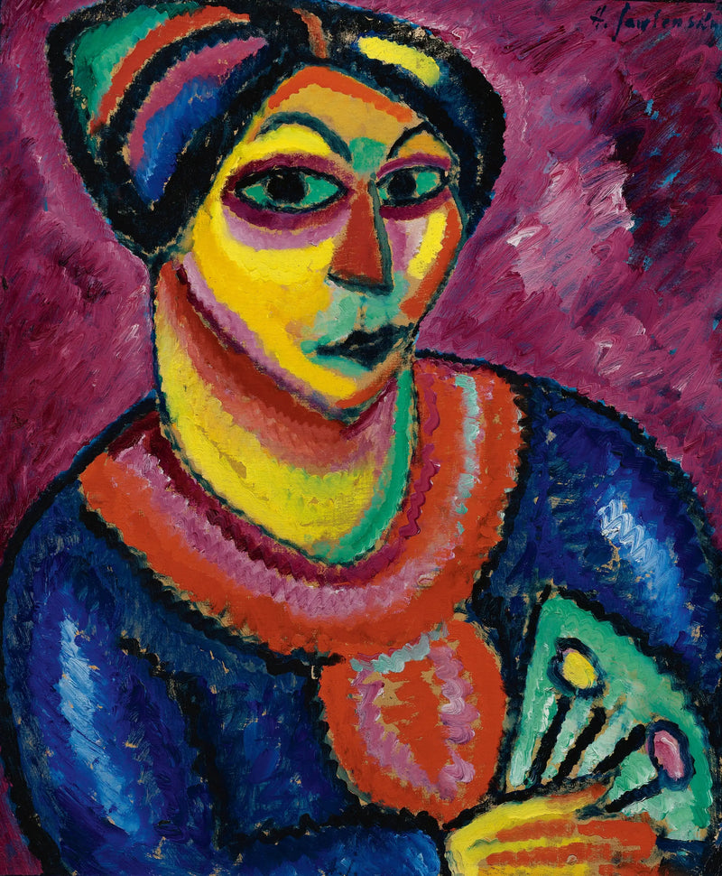 초록 부채를 든 여성 - 알렉세이 폰 자울렌스키

Source:
Femme avec un éventail vert - Alexej von Jawlensky