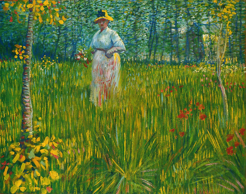 정원 속의 여성 - Vincent van Gogh