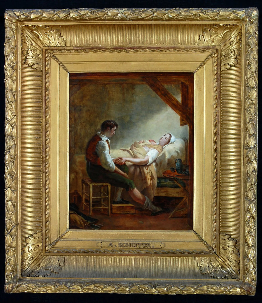 옷을 입은 여성 - Ary Scheffer