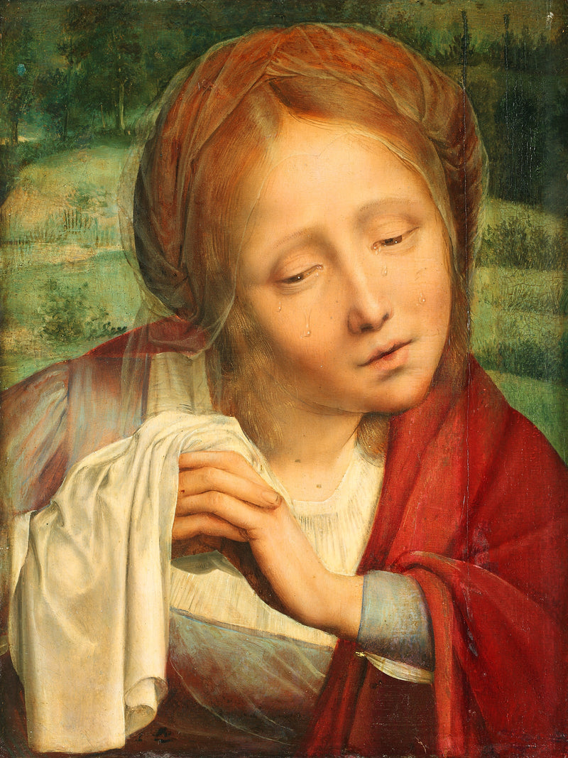 슬픔에 잠긴 여성, 탄식에서 따온 작품 - 퀜틴 메티스