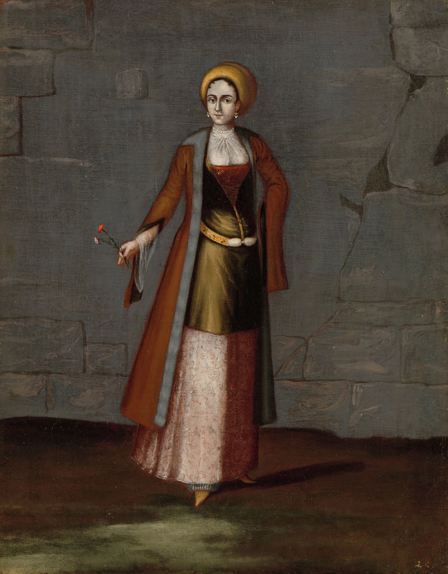 Femme de l'île de Tinos - Jean-Baptiste van Mour
