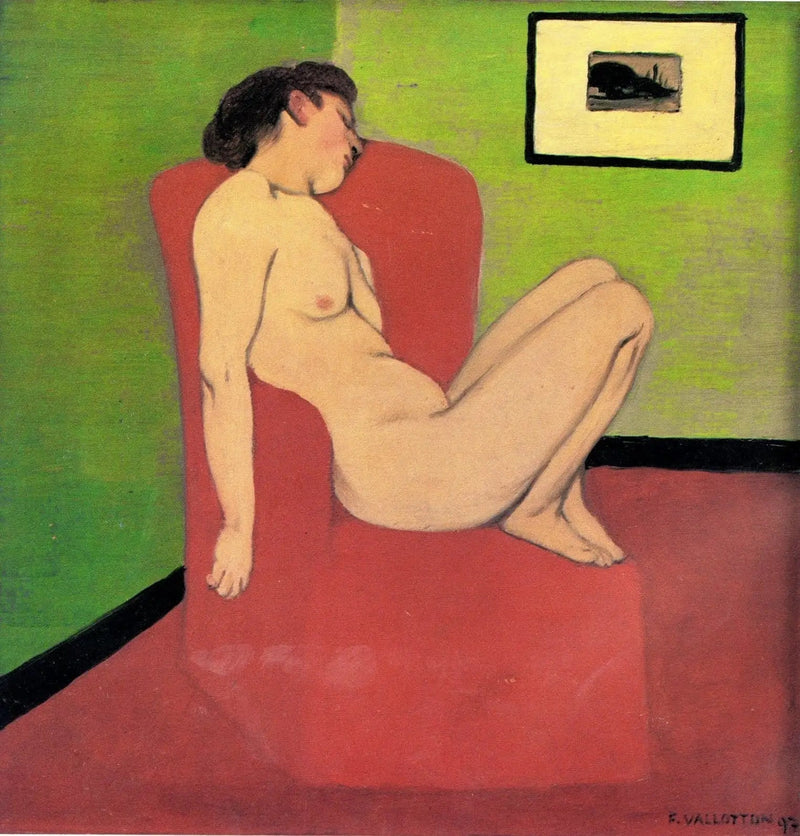 의자에 앉아 있는 누드 여성 - 펠릭스 발로통

Source:
Femme nue assise dans un fauteuil - Félix Vallotton