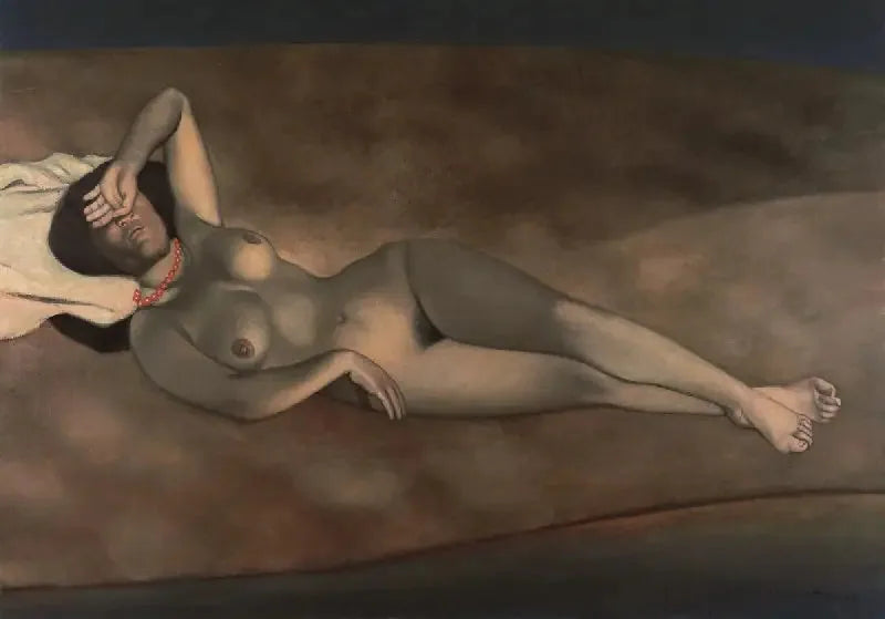 모래 위에 누워 있는 누드 여성 - 펠릭스 발로통

Source:
Femme nue couchée sur le sable - Félix Vallotton