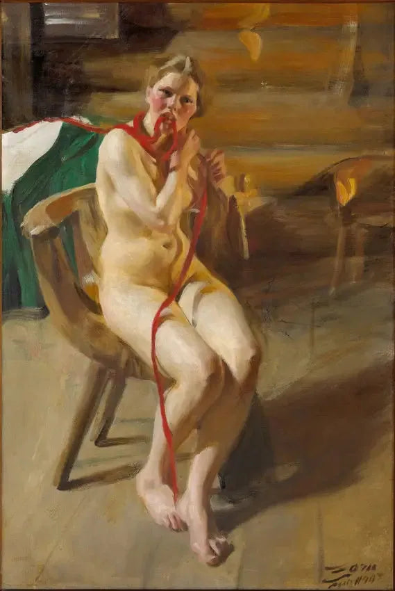 누드 여성 머리카락을 손질하는 모습 - 앤더스 손

Source:
Femme nue se peignant les cheveux - Anders Zorn