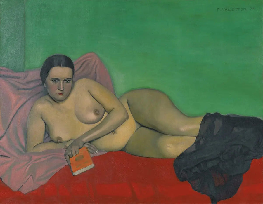 누드 여성 책을 들고 있는 - 펠릭스 발로통

Source:
Femme nue tenant un livre - Félix Vallotton