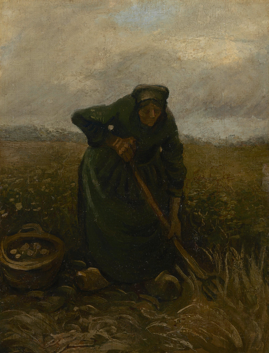 감자를 들어올리는 여자 - Vincent van Gogh