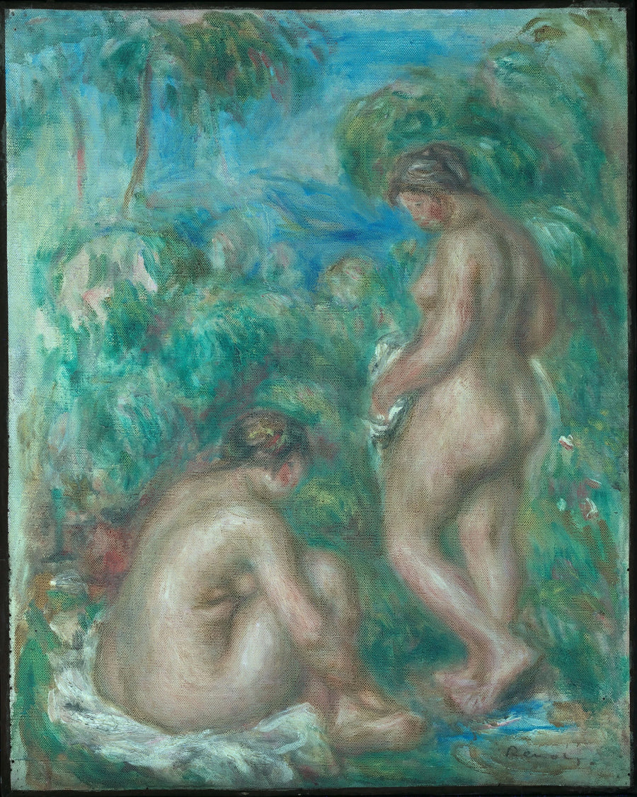 Femmes au bain à Oslo de Pierre-Auguste Renoir, 1916, NG.M.01644 – reproduction peinture à l’huile sur toile
