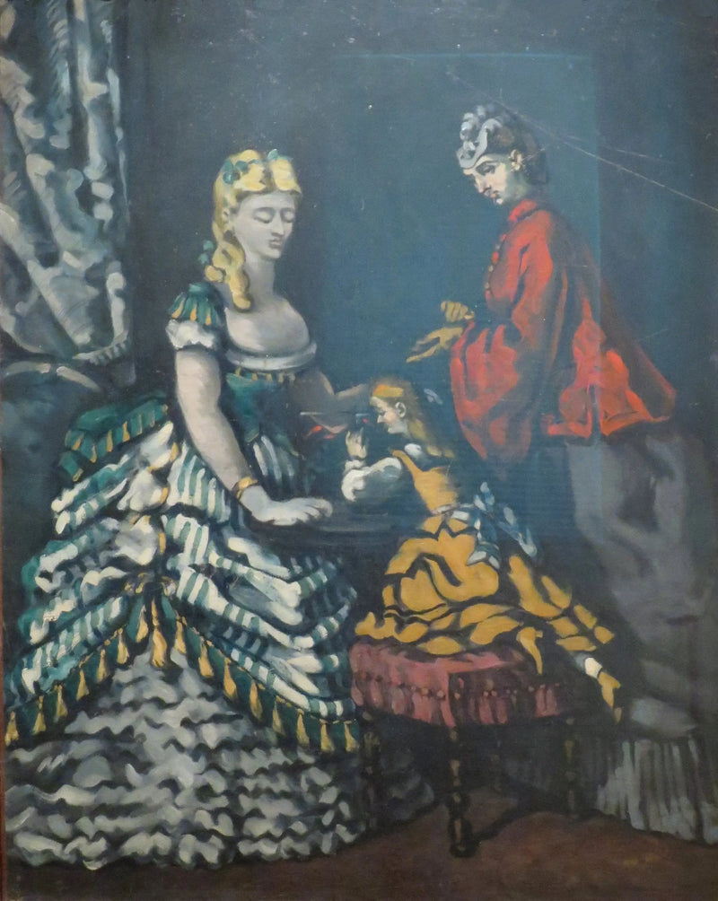 실내의 여성과 소녀 - Paul Cézanne