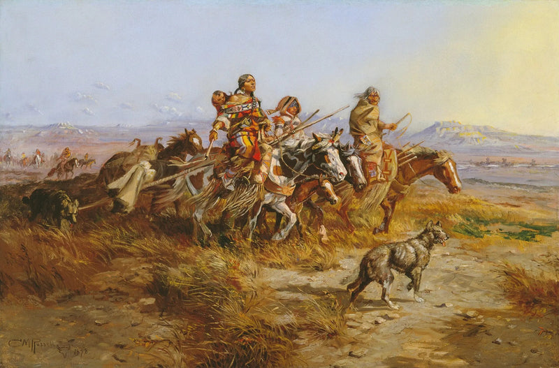 움직이는 인디언 여성들 - 찰스 마리온 러셀

Source:
Femmes indiennes en mouvement - Charles Marion Russell