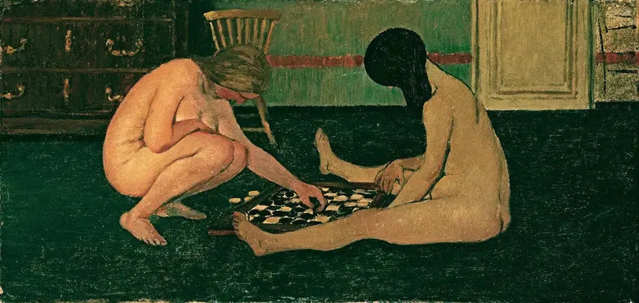 여성 누드들이 체스를 두는 모습 - 펠릭스 발로통

Source:
Femmes nues jouant aux dames - Félix Vallotton