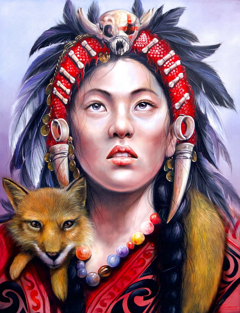 부족 여성 | 70 X 90cm