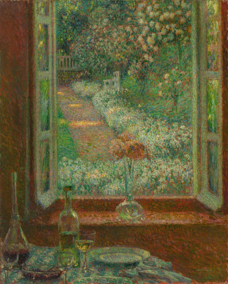 눈금이 있는 창문, Gerberoy - Henri Le Sidaner