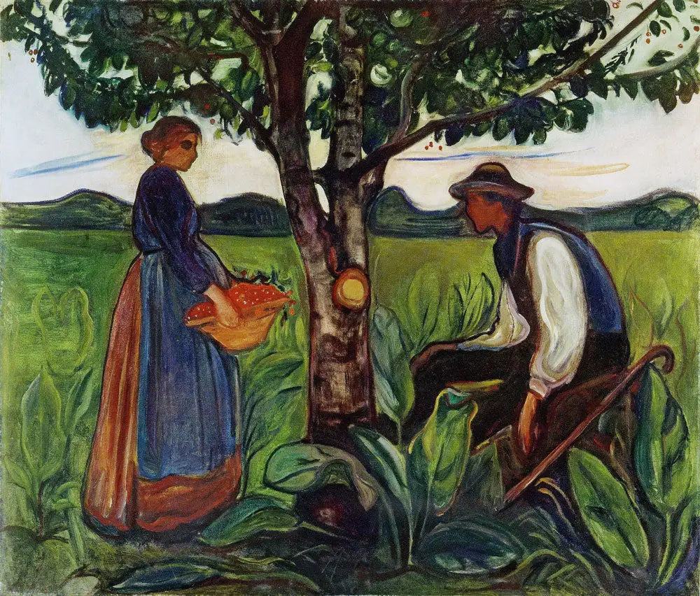 Reproduction du tableau « Fertilité - Edvard Munch » par Alpha Reproduction en peinture à l’huile