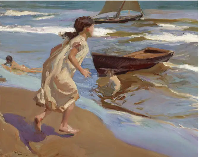 물속으로 들어가는 그물 - 호아킨 소로야