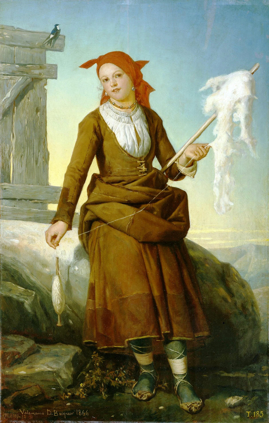 Le fileur - Valeriano Domínguez Bécquer