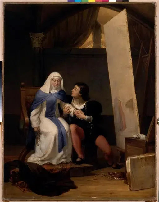 필리포 리피와 루크레치아 부티 - 폴 들라로슈

Source:
Filippo Lippi et Lucrezia Buti - Paul Delaroche