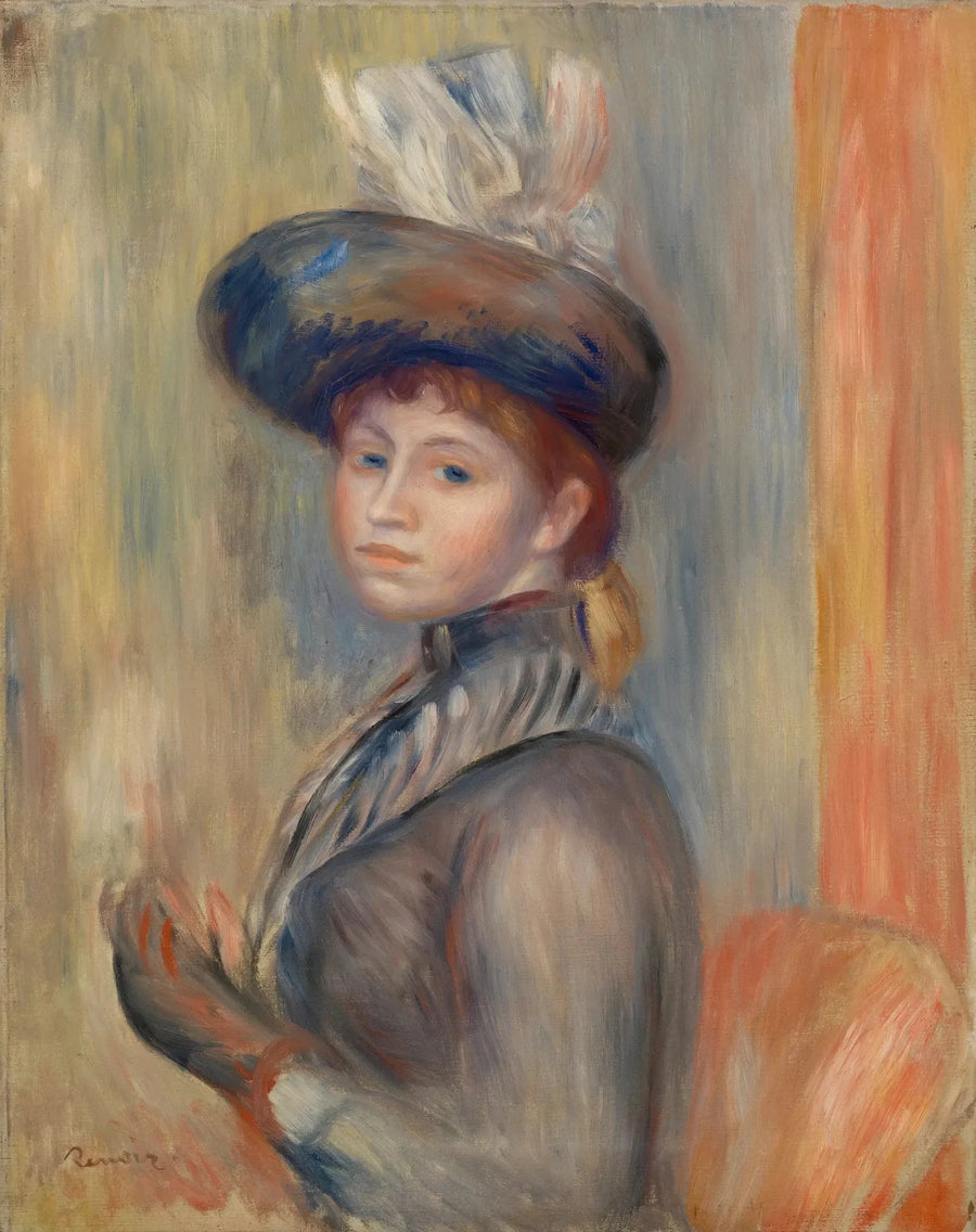 Femme en gris-bleu peinte par Pierre-Auguste Renoir vers 1889
