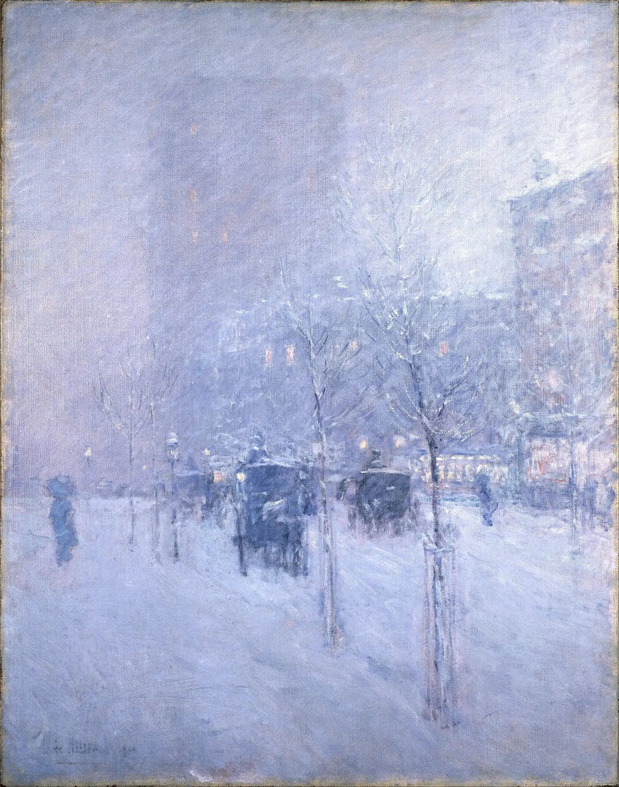 뉴욕, 겨울, 오후 늦은 시간 - 차일드 해섬

Source:
Fin d'après-midi, New York, hiver - Childe Hassam
