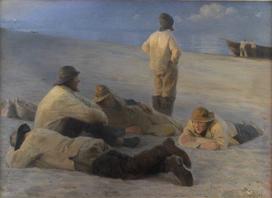 Fishermen on the Beach at Skagen - Peder Severin Krøyer