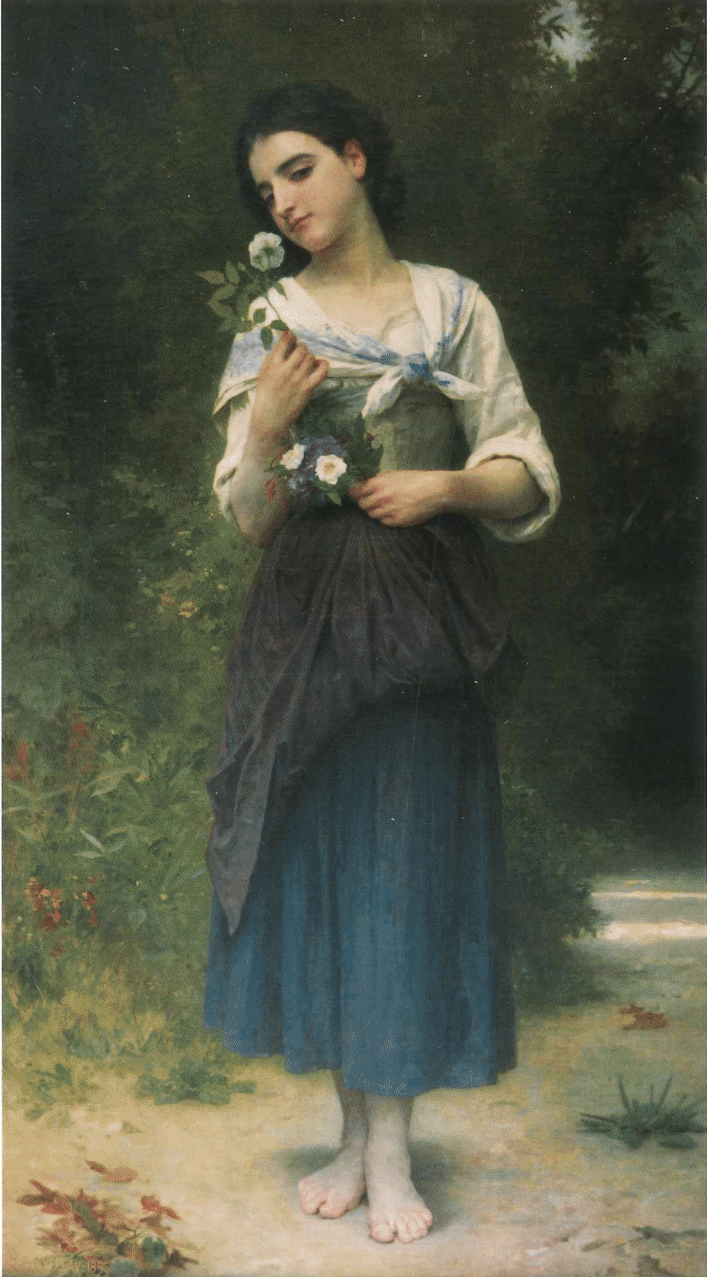 좋아하는 꽃 - Bouguereau