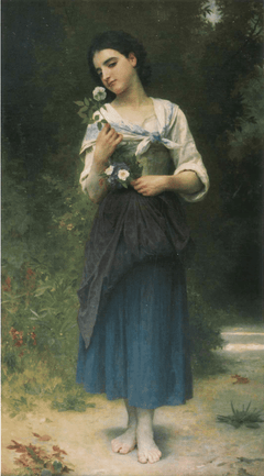 좋아하는 꽃 - Bouguereau