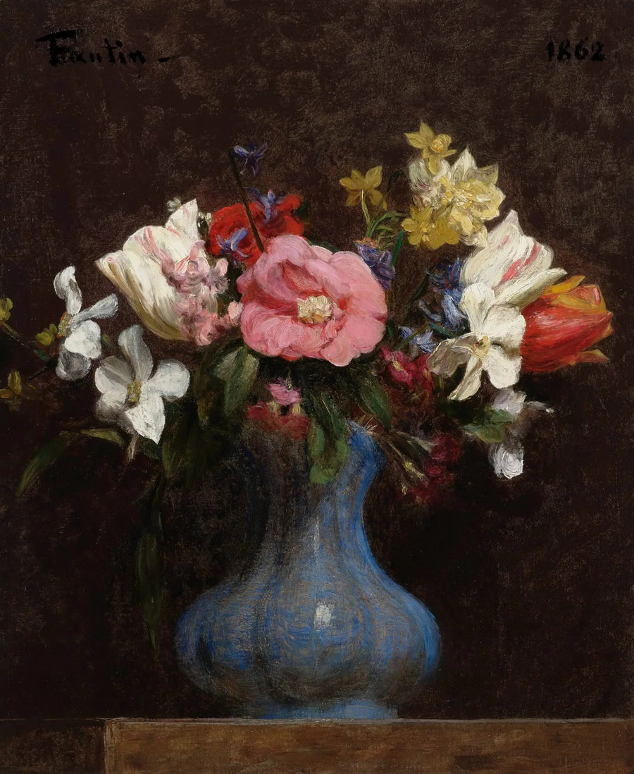 꽃, 카멜리아, 튤립 - 앙리 판탱-라투르

Source:
Fleurs, camélias et tulipes - Henri Fantin-Latour