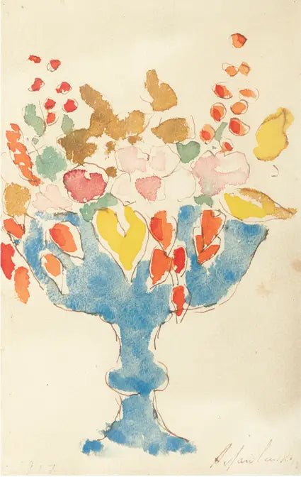 파란 꽃병 속의 꽃 - 알렉세이 폰 자울렌스키

Source:
FLEURS DANS UN VASE BLEU - Alexej von Jawlensky