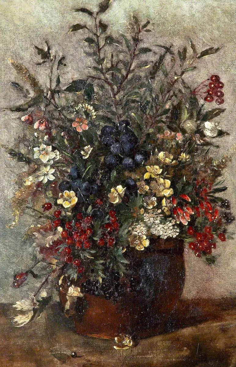 초원과 열매가 담긴 갈색 화분 속의 꽃들 - 존 콘스터블

Source:
Fleurs des champs et baies dans un pot marron - John Constable