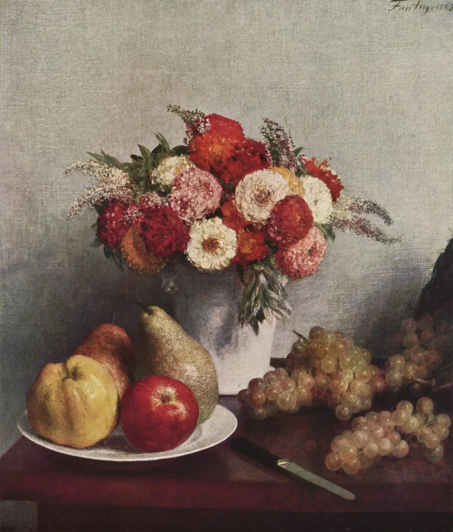 꽃과 과일 - 앙리 판탱-라투르

Source:
Fleurs et fruits - Henri Fantin-Latour