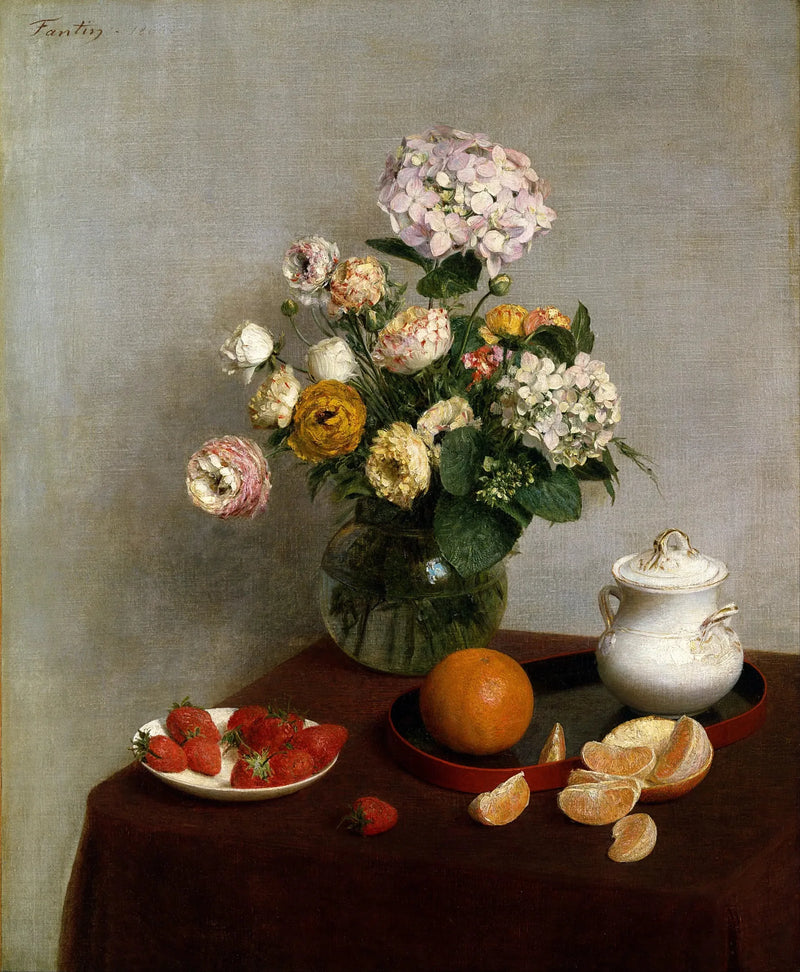 꽃과 과일 - 앙리 판탱-라투르

Source:
Fleurs et fruits - Henri Fantin-Latour