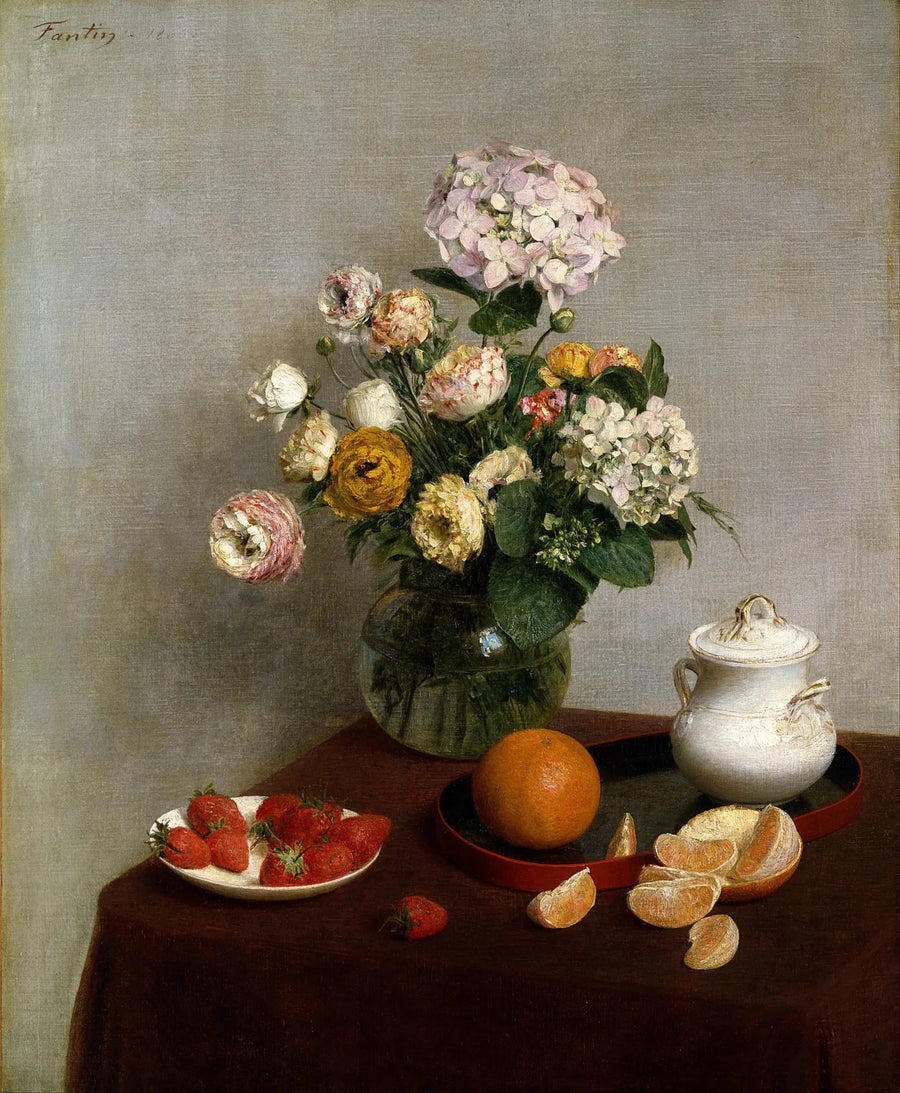 꽃과 과일 - 앙리 판탱-라투르

Source:
Fleurs et fruits - Henri Fantin-Latour