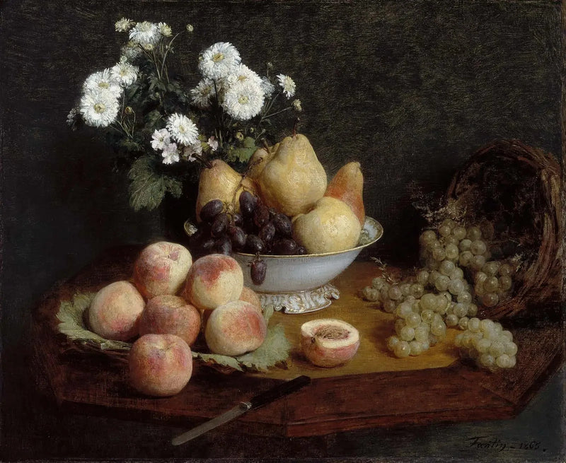 꽃과 과일이 놓인 테이블 - 앙리 판탱-라투르

Source:
Fleurs et fruits sur une table - Henri Fantin-Latour