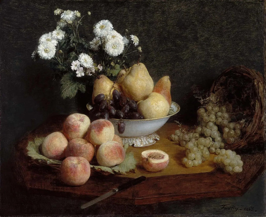 꽃과 과일이 놓인 테이블 - 앙리 판탱-라투르

Source:
Fleurs et fruits sur une table - Henri Fantin-Latour