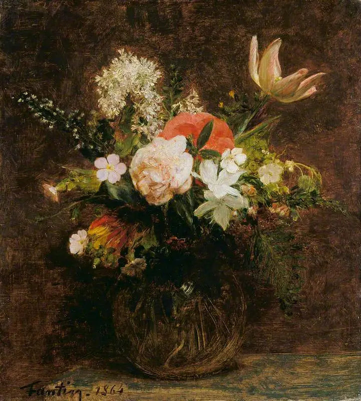 꽃: 튤립, 진달래, 장미 - 앙리 판탱-라투르

Source:
Fleurs : Tulipes, Azalées et Roses - Henri Fantin-Latour