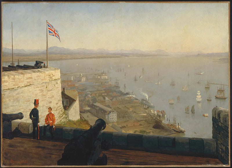 퀘벡, 시타델에서 시작하는 세인트로렌스 강

Source:
Fleuve Saint-Laurent, depuis la Citadelle, Québec - Albert Bierstadt