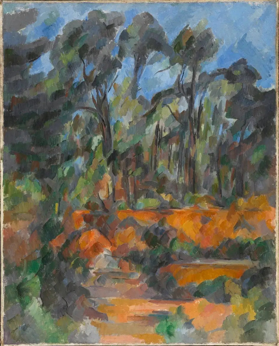 Forêt - Paul Cézanne image 1 reproduction artisanale de tableau