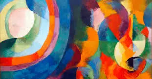 Formes circulaires. Soleil, Lune - Robert Delaunay image 1 copie de tableau peinte à la main