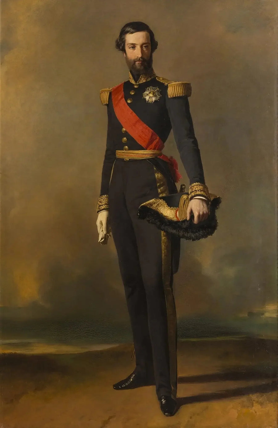 프랑수아 페르디낭 필리프 도를레앙, 조인빌 공작 (1818-1900) - 프란츠 자버 윈터할터

Source:
François-Ferdinand-Philippe d'Orléans, prince de Joinville (1818-1900) - Franz Xaver Winterhalter